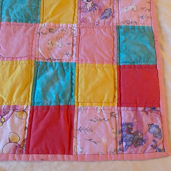 handmade patchwork quilt - Picture 2 of 5